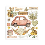 Stamperia Cozy Family Rub-On 15,5x15x5cm Assortment (6pcs) (DFLRBX25)