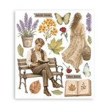 Stamperia Flowers and Poems Rub-On 20,5x23cm Assortment (6pcs) (DFLRBXG16)