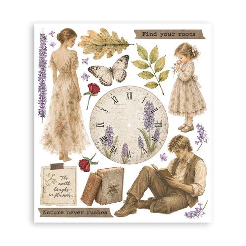 Stamperia Flowers and Poems Rub-On 20,5x23cm Assortment (6pcs) (DFLRBXG16)