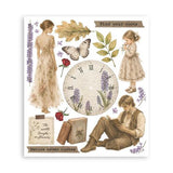 Stamperia Flowers and Poems Rub-On 20,5x23cm Assortment (6pcs) (DFLRBXG16)