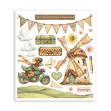 Stamperia Cozy Family Rub-On 20,5x23cm Assortment (6pcs) (DFLRBXG17)