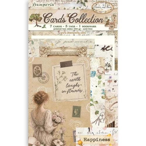 Stamperia Flowers and Poems Cards Collection (SBCARD51)