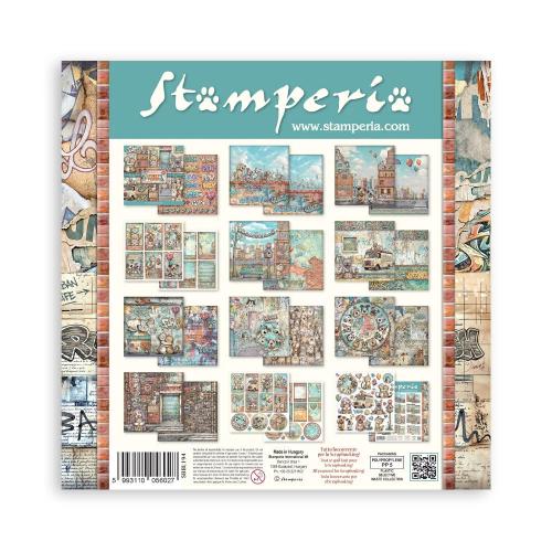 Stamperia Furry Friends 2 12x12 Inch Paper Pack by Antonis Tzanidakis (SBBL194) - Postage as per Actual