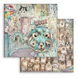 Stamperia Furry Friends 2 12x12 Inch Paper Pack by Antonis Tzanidakis (SBBL194) - Postage as per Actual