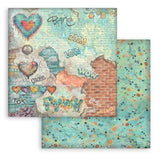 Stamperia Furry Friends 2 12x12 Inch Paper Pack Maxi Background Selection by Antonis Tzanidakis (SBBL195) - Postage as per Actual
