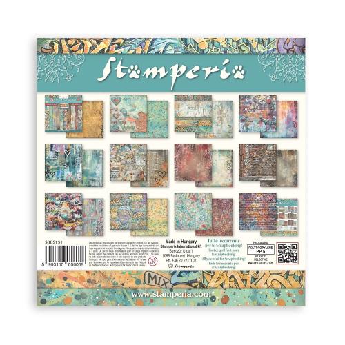 Stamperia Furry Friends 2 8x8 Inch Paper Pack Maxi Background Selection by Antonis Tzanidakis (SBBS151)