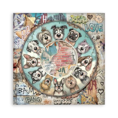Stamperia Furry Friends 2 12x12 Inch Paper Pack (Single Face) by Antonis Tzanidakis (SBBXLB41) - Postage as per Actual