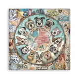 Stamperia Furry Friends 2 12x12 Inch Paper Pack (Single Face) by Antonis Tzanidakis (SBBXLB41) - Postage as per Actual