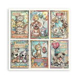 Stamperia Furry Friends 2 12x12 Inch Paper Pack (Single Face) by Antonis Tzanidakis (SBBXLB41) - Postage as per Actual