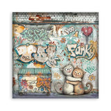 Stamperia Furry Friends 2 8x8 Inch Paper Pack (Single Face) by Antonis Tzanidakis (SBBSXB29)