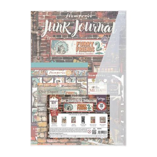 Stamperia Furry Friends 2 Art Journaling Selection Large by Vicky Papaioannou (BJS005) - Postage as per Actual