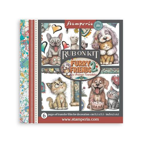 Stamperia Furry Friends 2 Art Journaling Selection Large by Vicky Papaioannou (BJS005) - Postage as per Actual