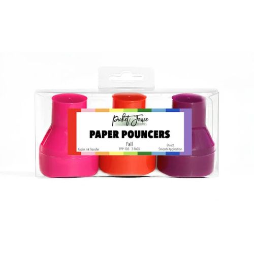 Picket Fence Studios Paper Pouncers Fall (3pcs) - Postage as per Actual