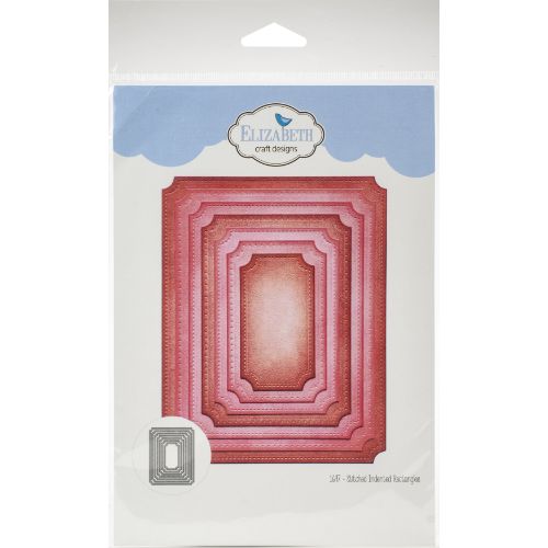 Elizabeth Craft Metal Die-Stitched Indented Rectangle