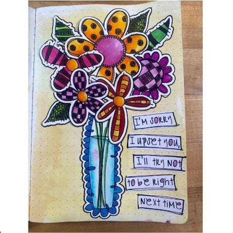 Dyan Reaveley's Dylusions Stamp Set - Blooming