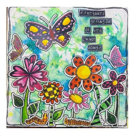 Dyan Reaveley's Dylusions Stamp Set - Blooming