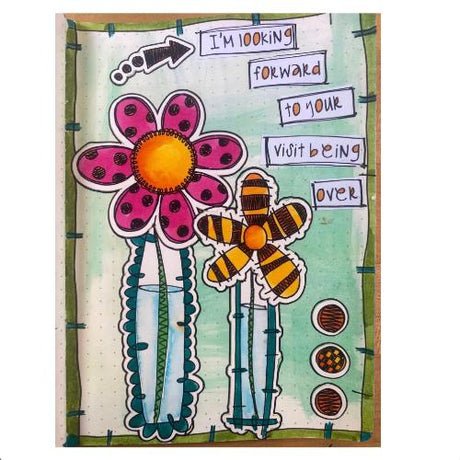 Dyan Reaveley's Dylusions Stamp Set - Blooming