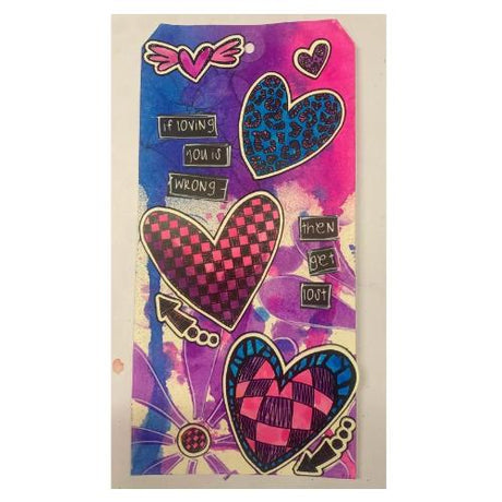 Dyan Reaveley's Dylusions Stamp Set - Blonde Moments