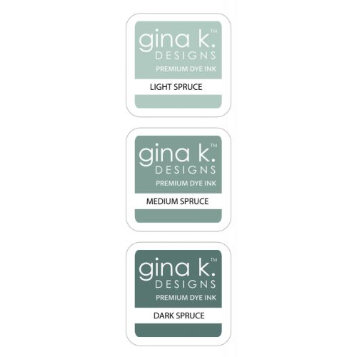 Gina K Designs - Color Companions INK CUBE SET- SPRUCE