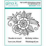 Gina K Designs - STAMPS- Bold Bloom MINI