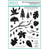 Gina K Designs - STAMPS- Beautiful Leaves
