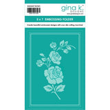 Gina K Designs - EMBOSSING FOLDER: Radiant Roses
