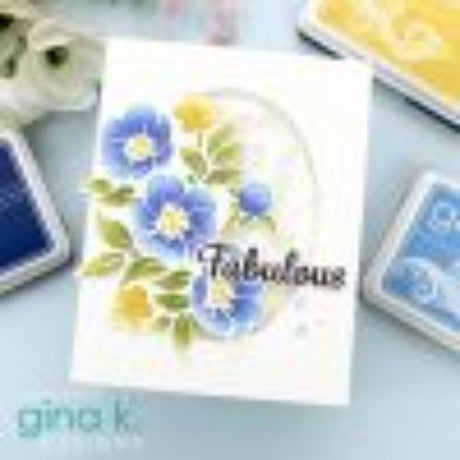 Gina K Designs - STENCIL- Create Friendship Layering Stencil