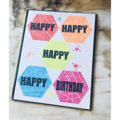 Gina K Designs - STAMPS- Hexagon Fun