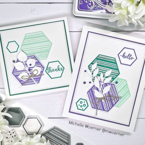 Gina K Designs - STAMPS- Hexagon Fun