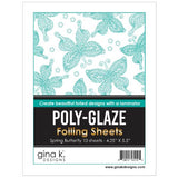 Gina K Designs - POLY-GLAZE Foiling Sheets- Spring Butterfly