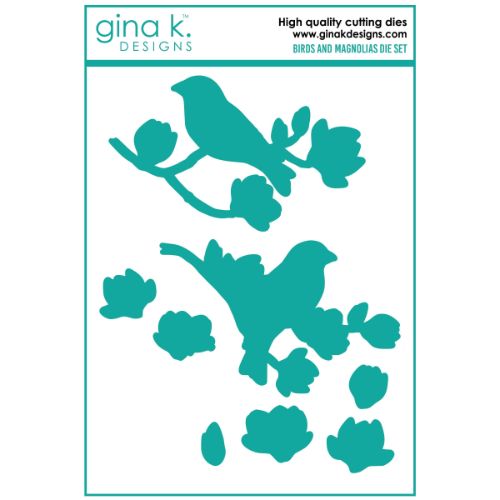 Gina K Designs - DIE- Birds and Magnolias