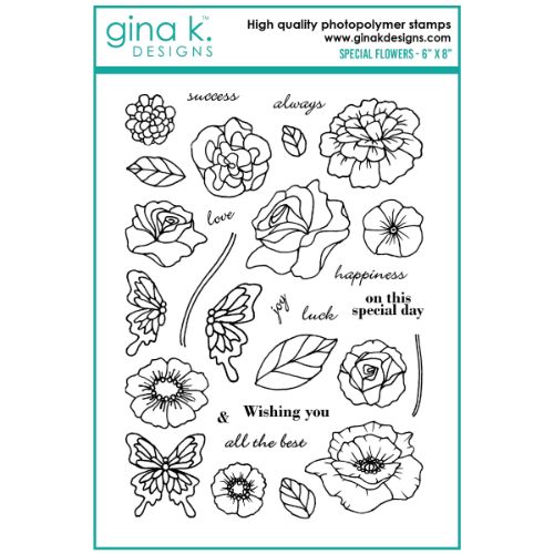 Gina K Designs - STAMPS- Special Flowers