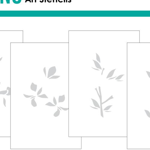 Gina K Designs - STENCIL - Fancy Florals Layering Stencils