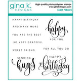 Gina K Designs - STAMPS - Fancy Phrases