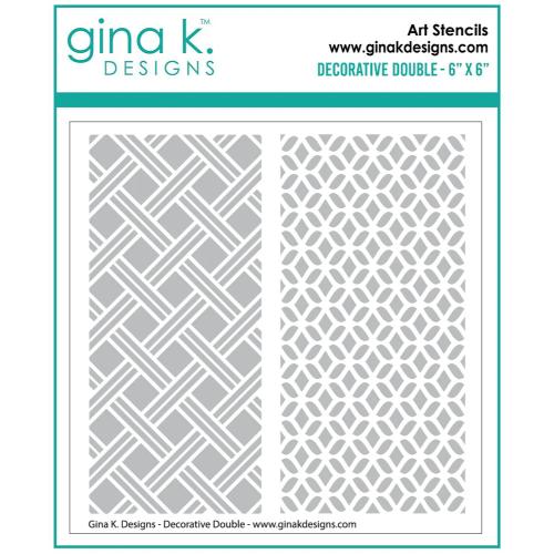 Gina K Designs - STENCIL - Decorative Double