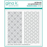 Gina K Designs - STENCIL - Decorative Double