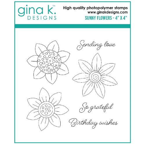 Gina K Designs - STAMPS - Sunny Flowers