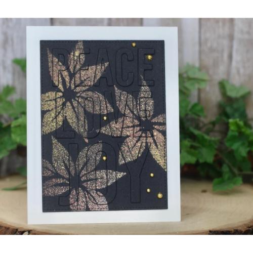 Gina K Designs - STENCIL - Christmas Flower Layering Stencils
