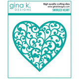 Gina K Designs - DIE - Swirled Heart