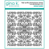 Gina K Designs - STAMPS - Vintage Filigree Background Stamp