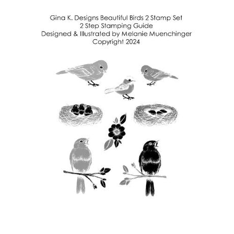 Gina K Designs - STAMPS - Beautiful Birds 2