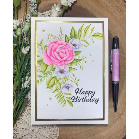 Gina K Designs - STAMPS - Poppies and Peonies
