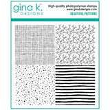 Gina K Designs - STAMPS- Beautiful Patterns Background Stamp