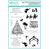 Gina K Designs - STAMPS- Christmas Begins with Christ