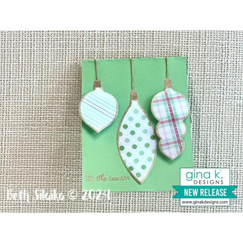 Gina K Designs - BUNDLE- Holiday Ornaments