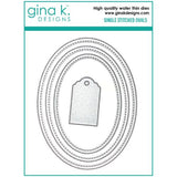 Gina K Designs - DIE- Single Stitched Ovals¬†