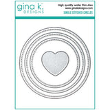 Gina K Designs - DIE- Single Stitched Circles¬†