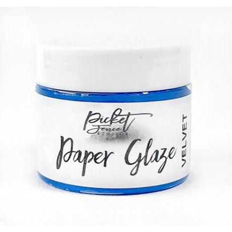 Picket Fence Studios Paper Glaze Velvet Sapphire Macaw 2 oz