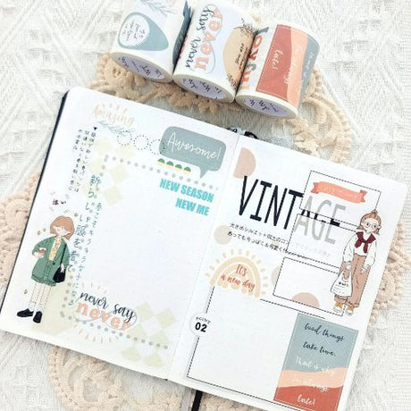 The Washi Tape Shop - Motivational Washi Tape Sticker Set