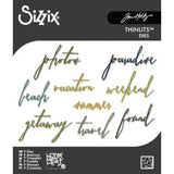 Sizzix Thinlits Die by Tim Holtz Handwritten Vacation (9pcs) (661286)